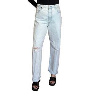 Levis Ribcage Straight Ankle Jeans
